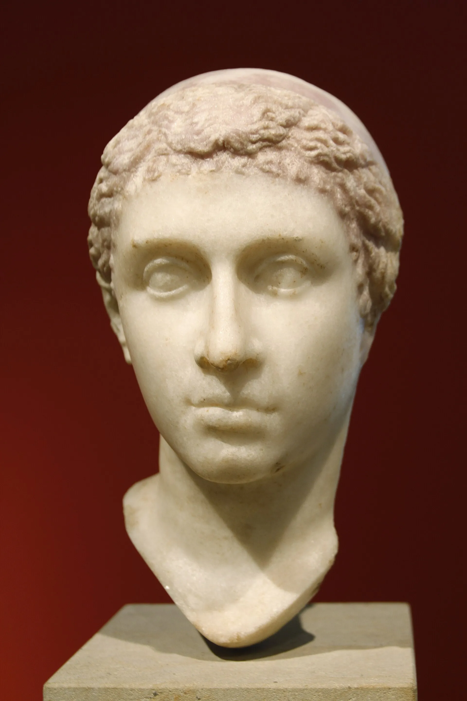 Marble bust of Cleopatra VII with a royal diadem, Altes Museum, Berlin